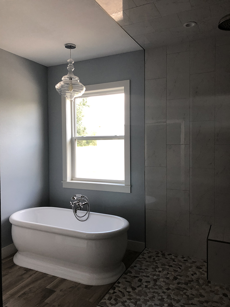 Elgin Remodel Addition Master Bathroom from Custom Home Builder in Bastrop